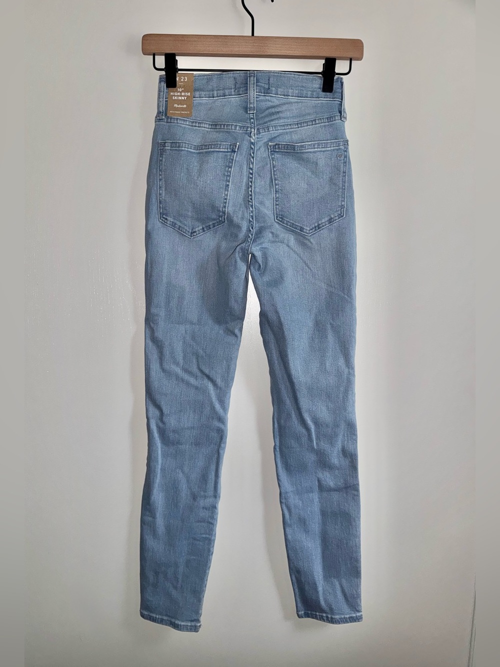 Madewell Denim Jean Pant Women Size 23 Light Blue Wash High Rise Skinny Leg